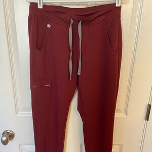 Figs Joggers - Burgundy - Small -